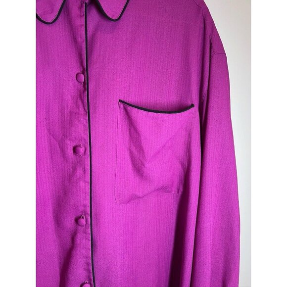 Vintage Jennings Women’s Blouse Pink Button Down 8 - Picture 4 of 10